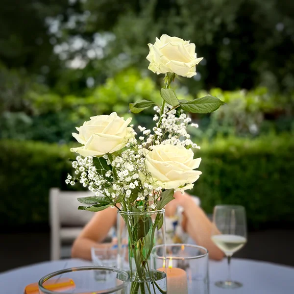 La magia nei Fiori Hochzeitsfloristik Tischgedeck